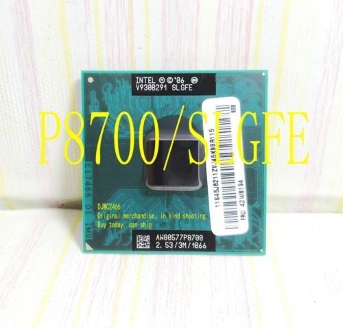 Intel core duo p8700 - 2, 2,53