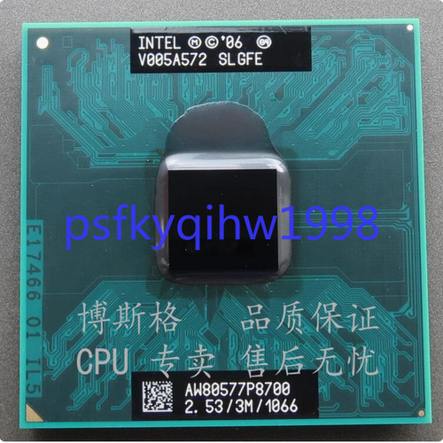 Intel core duo p8700 - 2, cpu